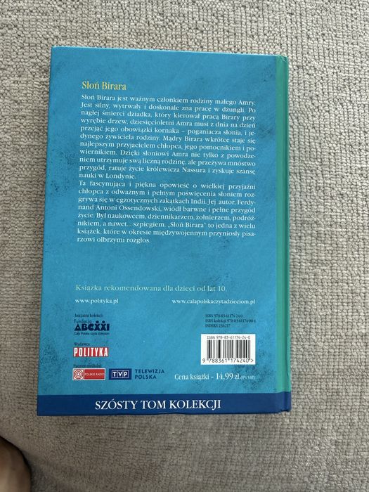 Słoń Birara, F. Ossendowski, książka