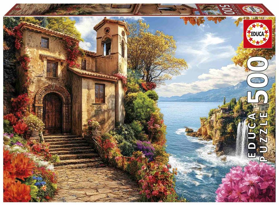 Puzzle 500 Willa nad morzem 113800. Educa