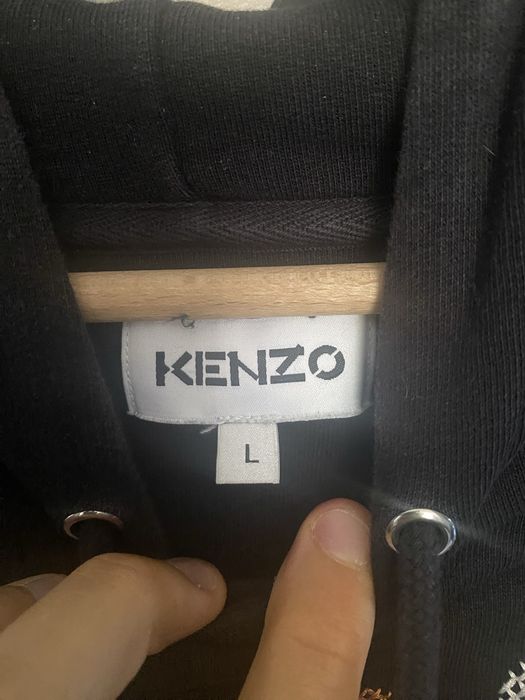 Męska bluza z kapturem KENZO Tiger Cross-Stitch Hoodie – Rozmiar L