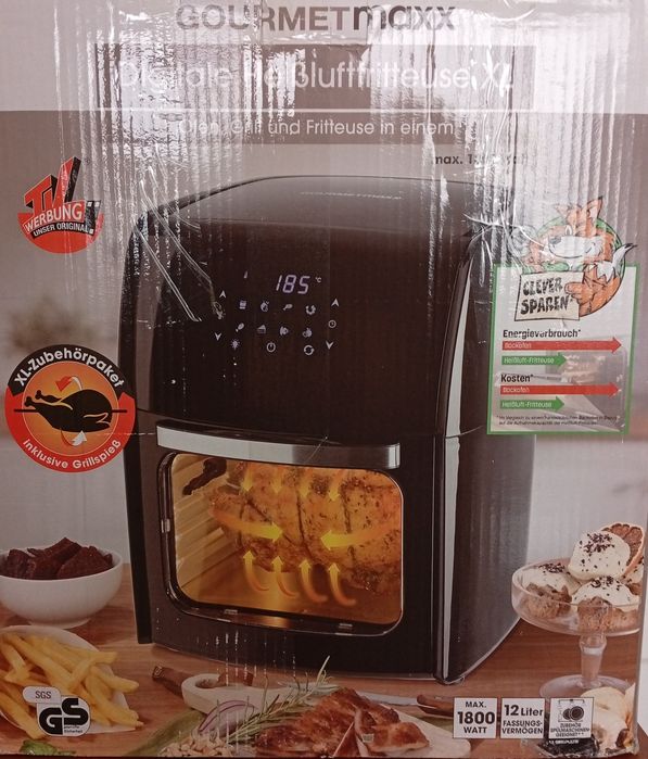 Frytownica frytkownica beztłuszczowa mini piekarnik grill