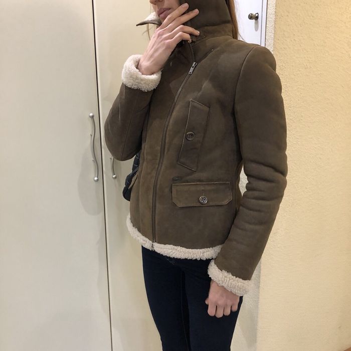 Фирменная дублёнка Lacoste