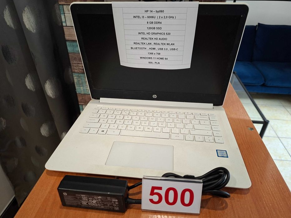 Laptop HP SSD Windows 11 DDR4