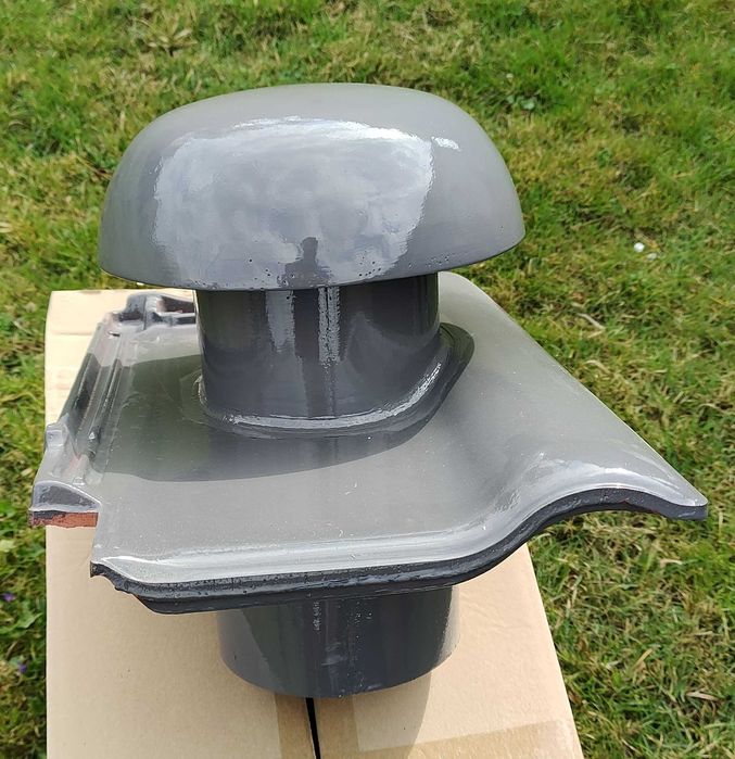 Kominek Wentylacyjny fi 150mm Piemont kolor Titan !