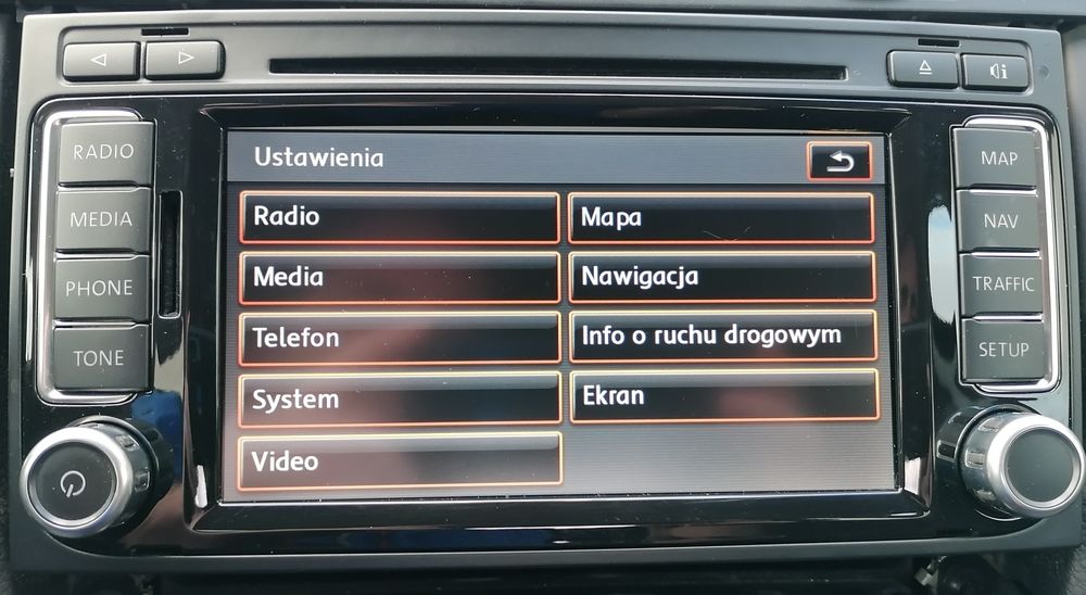 Radio nawigacja RNS 510  Touareg T5 stan bardzo dobry kod.