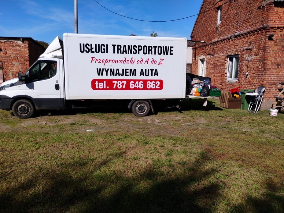 Usługi transportowe przeprowadzki transport itp