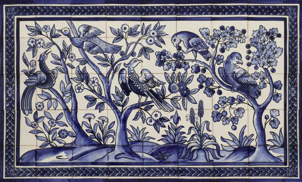 Azulejos Pintados à Mão - Estilo Séc. XVII