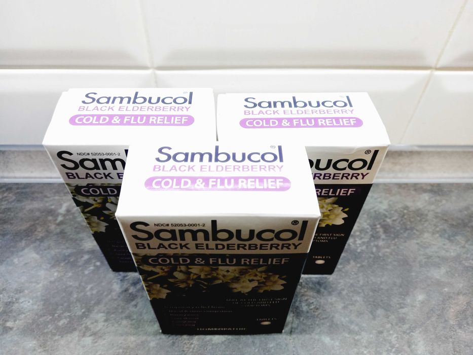 Sambucol, Black Elderberry (30 таб), черная бузина для детей, взрослых