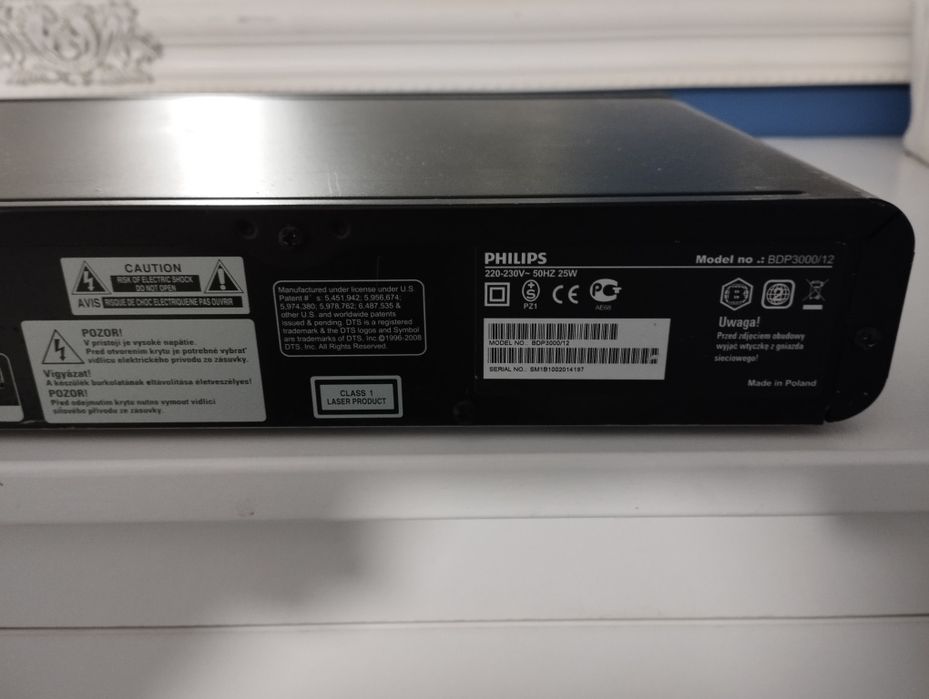DVD Philips BDP 3000/12