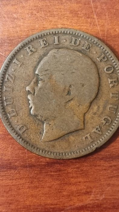 Lote de 13 Moedas Antigas Portuguesas Século XIX  Reinado de D. Luís I