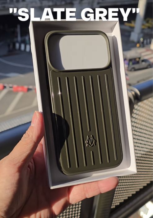 Чехол на iphone rimowa 17 pro 17 pro max slate