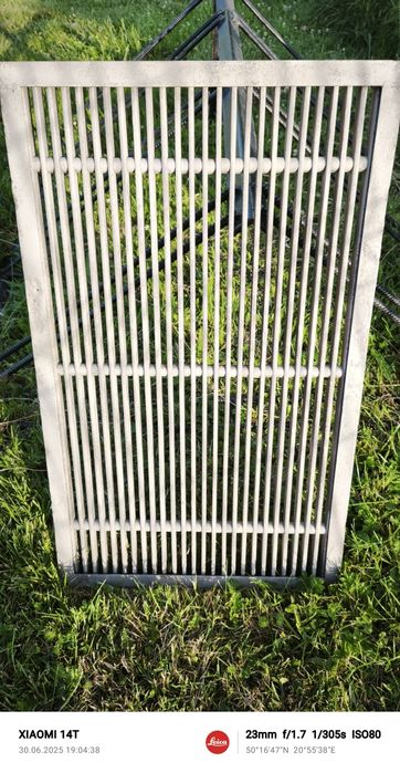 Metalowa wycieraczka