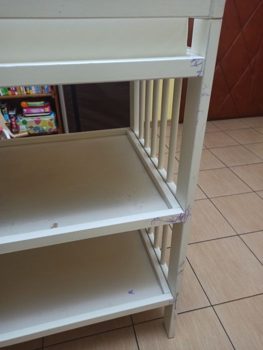 Stół do przewijania GULLIVER (Ikea) w zestawie z matą do przewijania