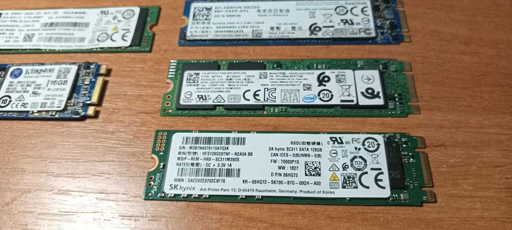 Различная память для ПК и ноутбуков ssd m.2/nvme /hdd
