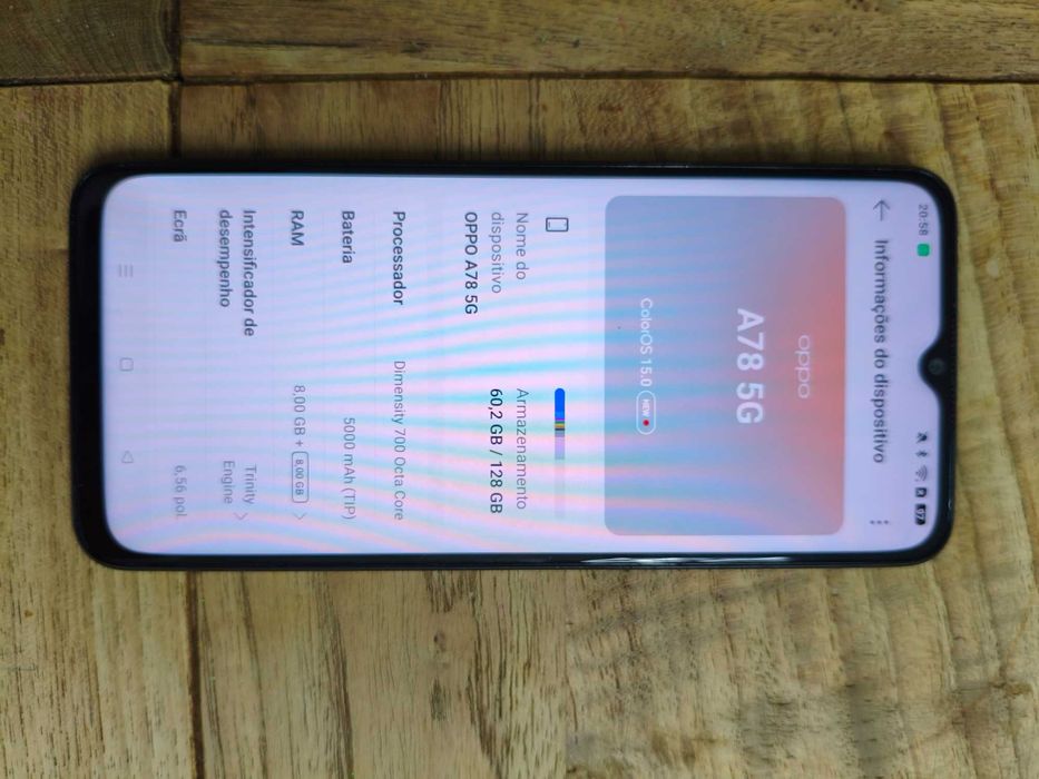 Telemóvel OPPO A78 5G