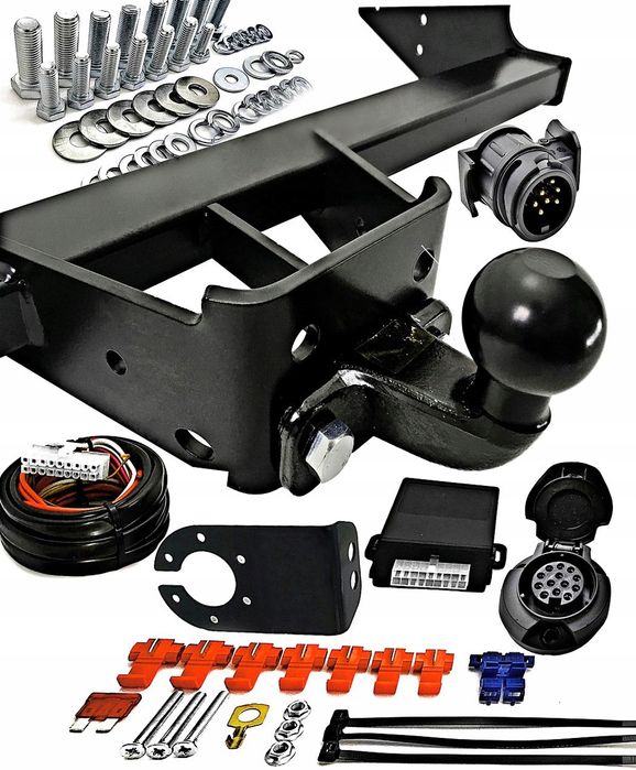hak holowniczy + moduł 13pin ford transit custom 2012-2023r furgon van