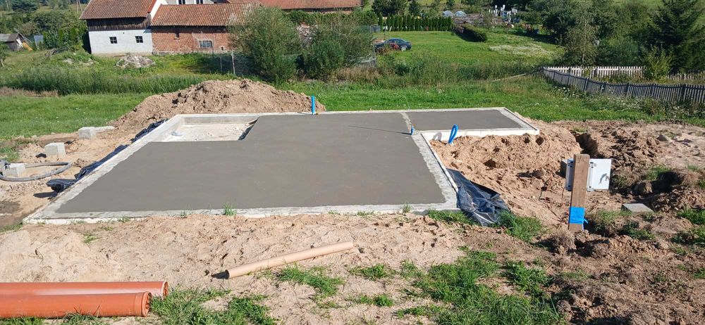 Budowa płyt fundamentowych, plyty fundamentowe, fundament płytowy