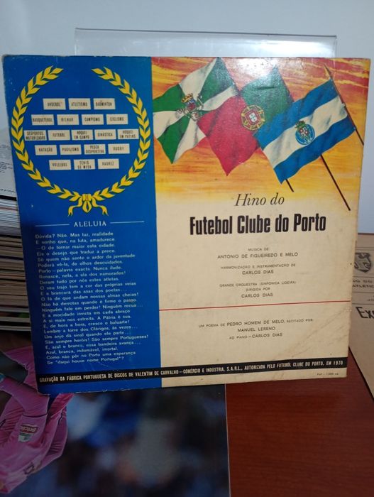 Vinil FC Porto hino do Porto muito raro Taça de Portugal e Supertaça