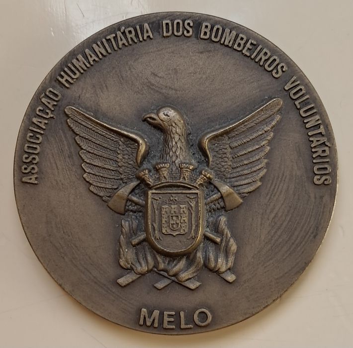 Medalhas de Bombeiros, 4 diferentes, Vila Meã,Régua,Melo,Fafe.