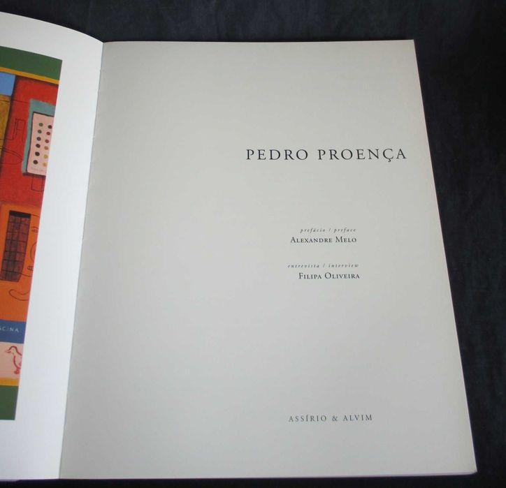 Livro Pedro Proença Assírio & Alvim