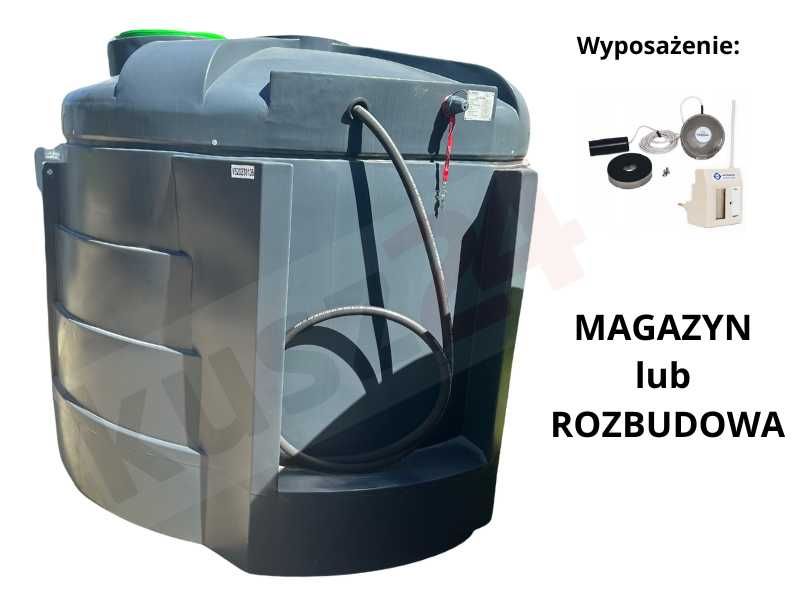 ZBIORNIK 5000 MAGAZYN bez dystrybucji dwupłaszczowy Fortis