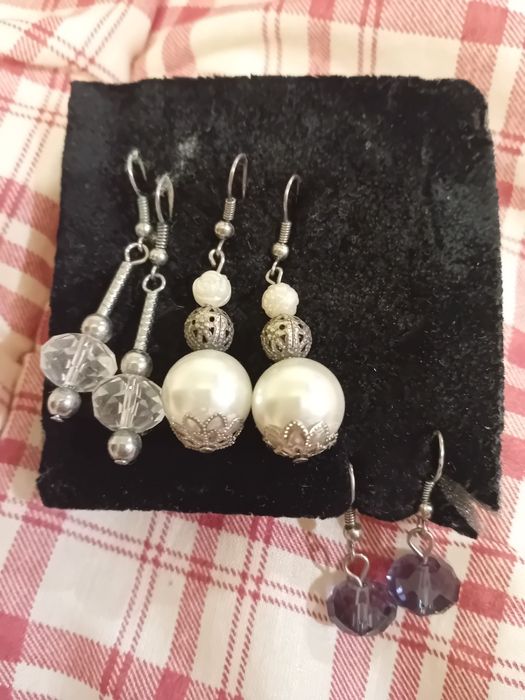 3 pares de brincos