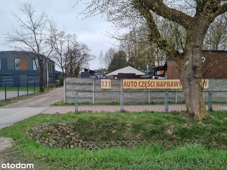 Działka usługowa Warszawa Zakręt Trakt Brzeski pierwsza linia zabudowy - Widok 5