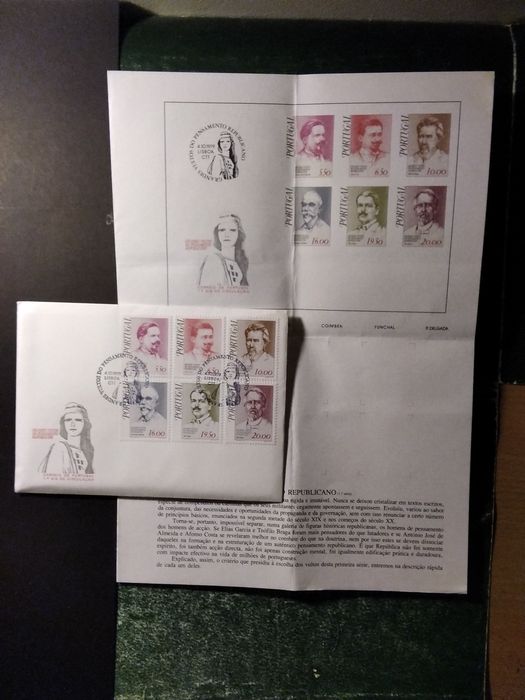 1979 FDC Grandes Vultos Do Pensamento Republicano MNH **