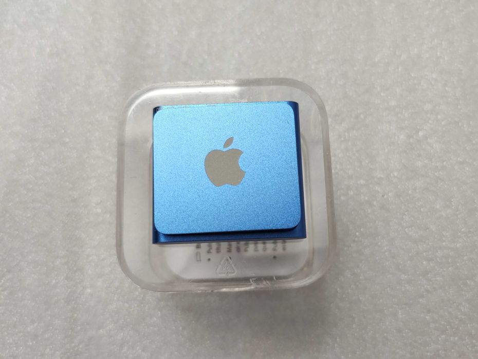 Apple IPod Shuffle 4gen 2GB A1373 Niebieski Mp3 Zestaw IDEAŁ