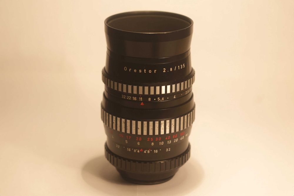 Об'єктив Meyer-Optik Görlitz Orestor 135mm f/2.8 Zebra | М42 | Боке-монстр