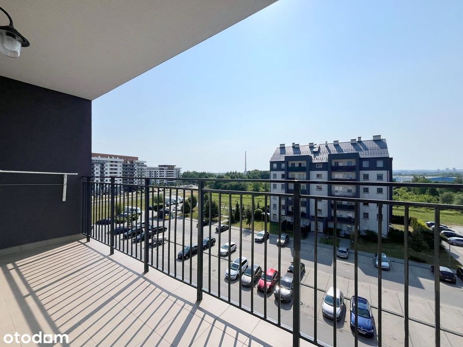 Lubelska, 2 pokoje, duży balkon, widok na most, zieleń - Więcej