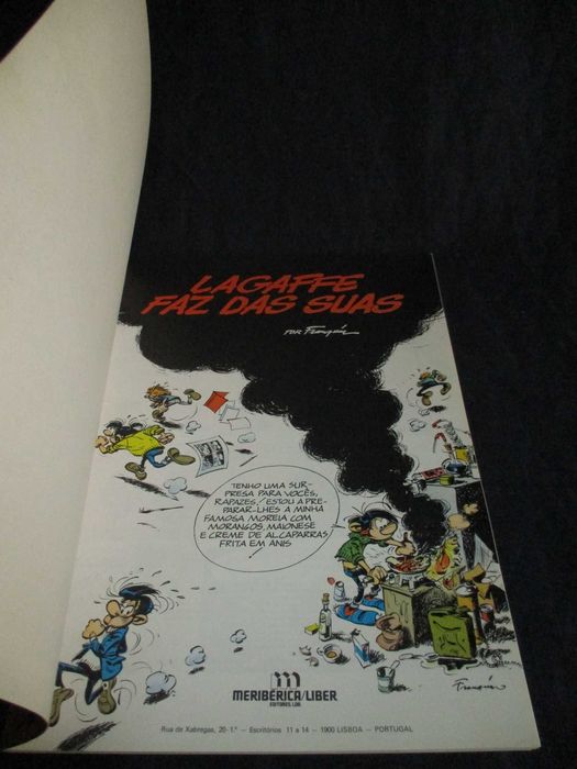 Livros BD Gaston Meribérica Liber