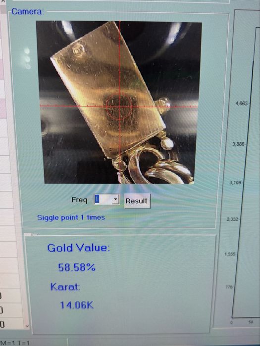 Złoty łańcuszek męski • Splot Garibaldi • HALOgsm biżuteria używana