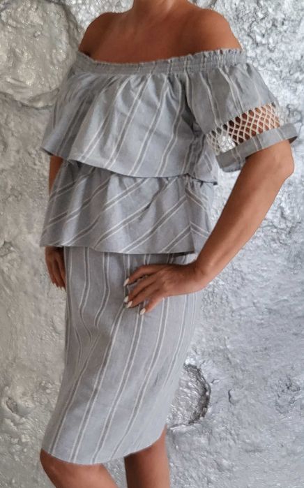 Pinko sukienka denim roz L/XL