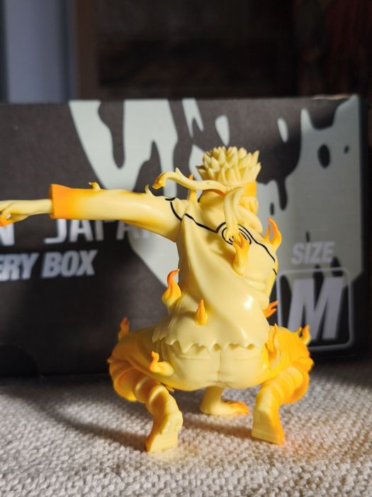 Figura Naruto Uzumaki - Modo Kurama (10cm) com Detalhes Incríveis