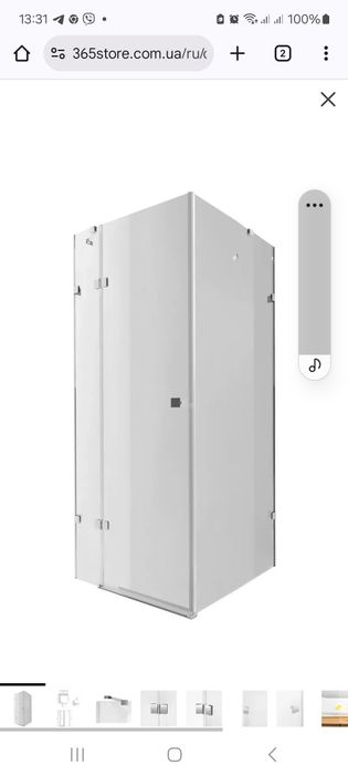 Душевакабіна Qtap CAPRICORN CRM1099SC6 90х90 см, скло Clear 6 мм,