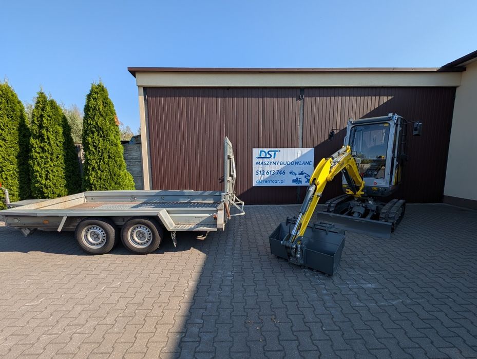Wynajem koparka minikoparki Wacker Neuson ET24 VDS
