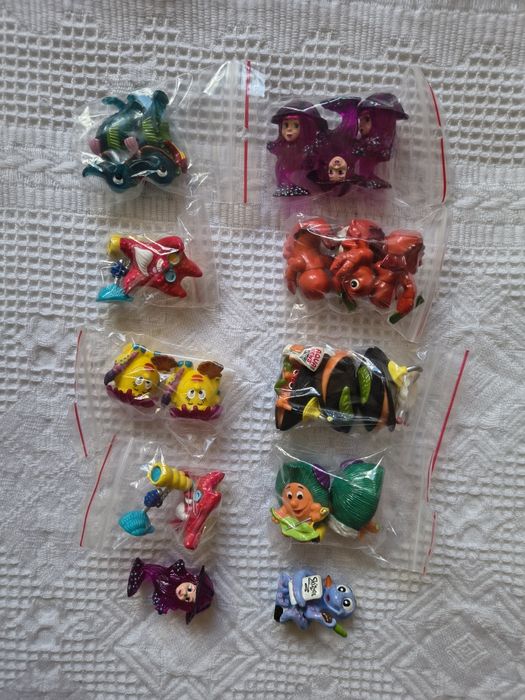 Figurki Kinder Aqualand 1997r.