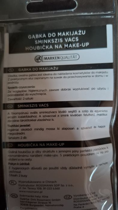 Rossmann Beauty gąbka do makijażu