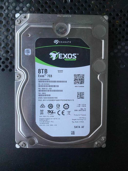 Жорсткий Диск Seagate Exos 7E8 8TB SATA III (ST8000NM0055)