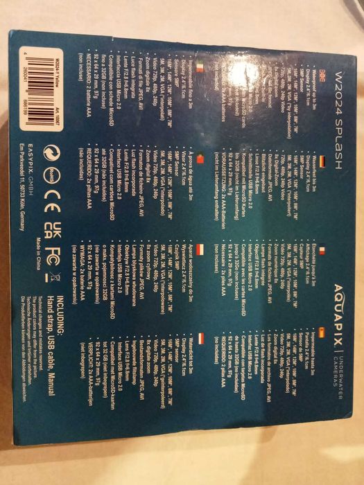 Máquina Fotográfica: AQUAPIX W2024