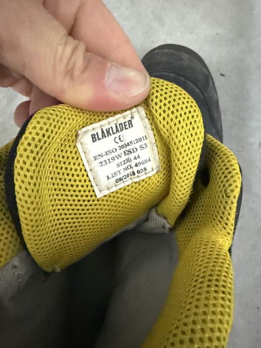 Botas de trabalho Blacklader usadas