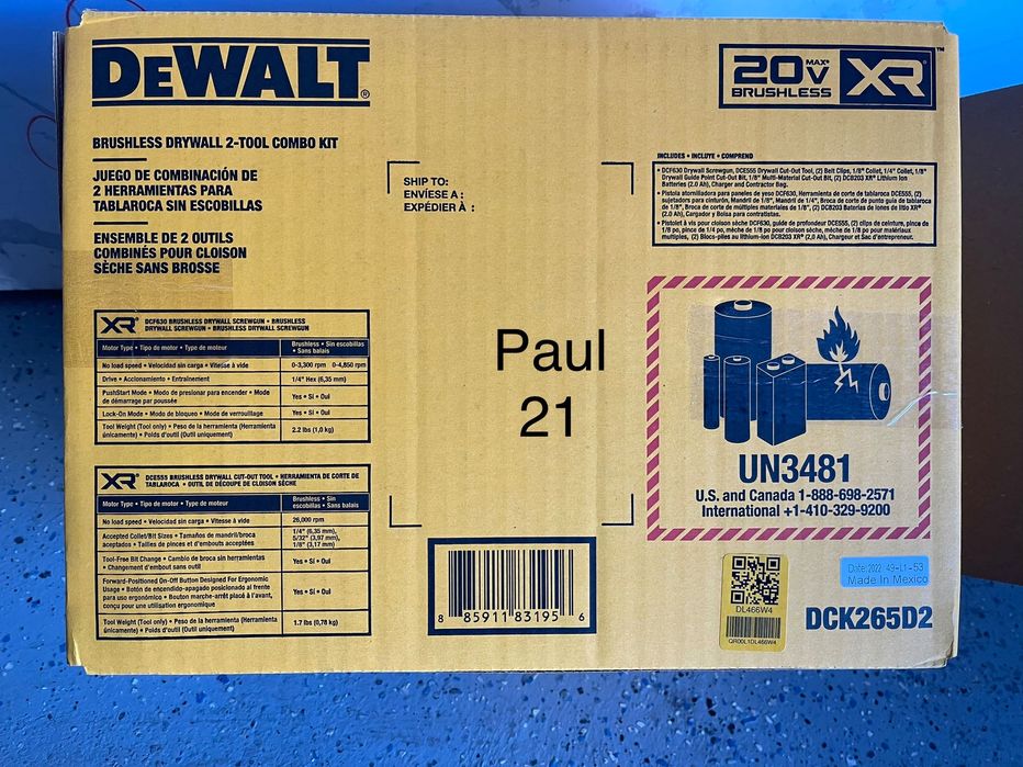 Dewalt Aparafusadora Pladur