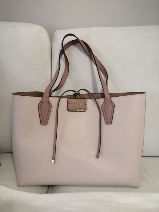 Mala saco rosa pastel guess nova