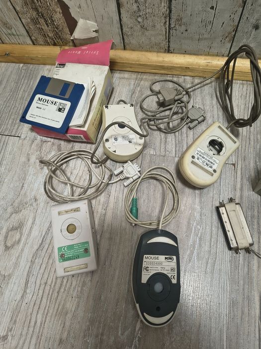 Retro myszki i podzespoły