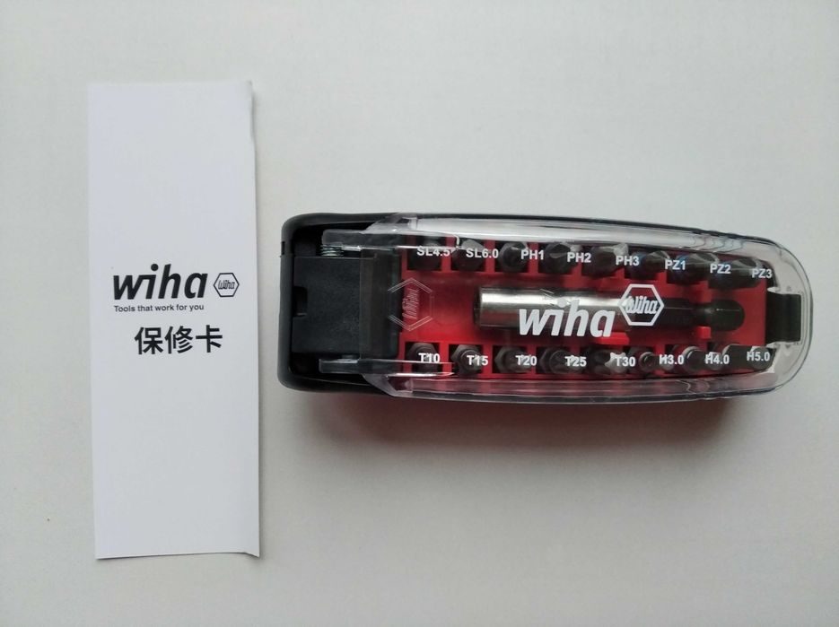отвертка с набором насадок Wiha Crocodile Mouth Bite Set
