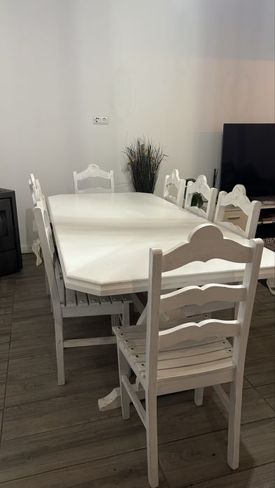 Vendo Mesa de Madeira 8 Lugares
