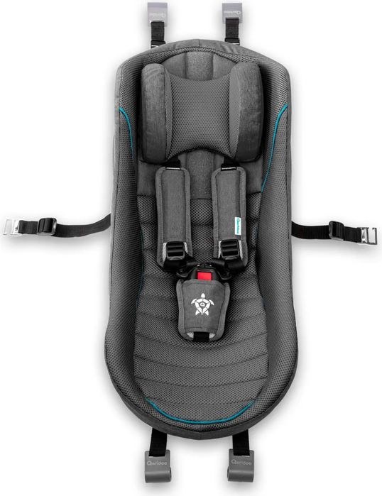 Hamak , hamaczek do przyczepki Qeridoo - Qeridoo Baby shell dark grey