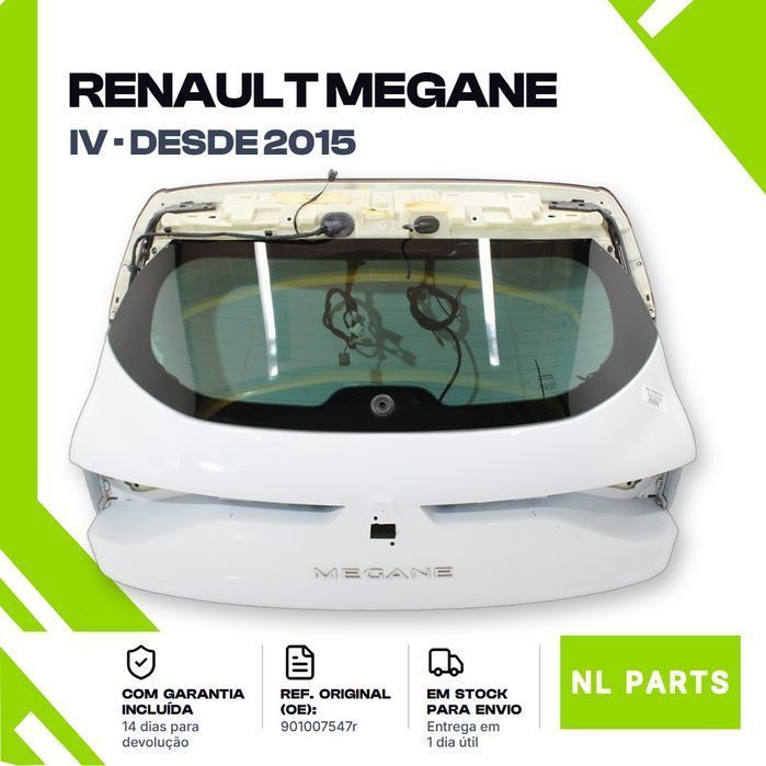 Porta da mala Renault Megane IV 901007547R (2015 em diante)