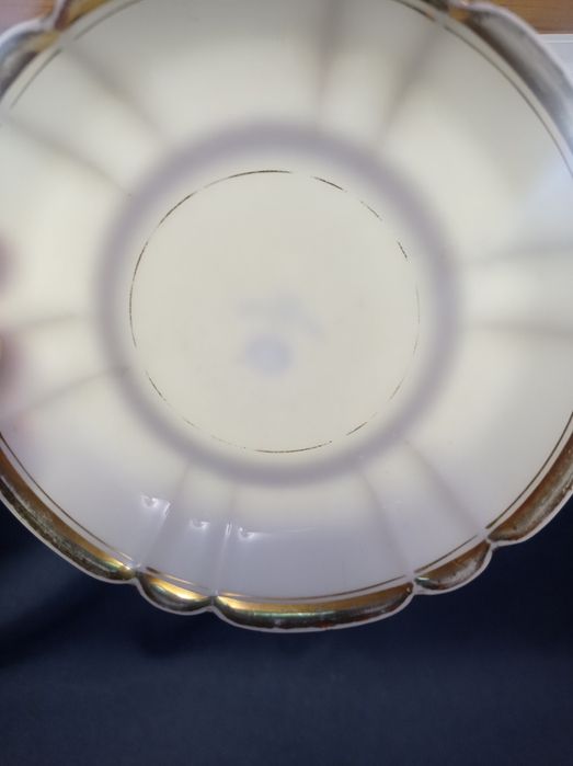 Кофейный сервиз "Березень" Барановка СССР, блюдце царизм Кузнецов Верб