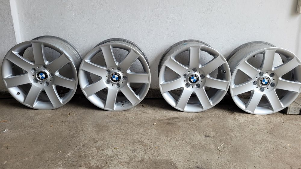 Oryginalne felgi BMW 17" 8J ET47 5x120 – E46, E87, E90, E36– komplet 4 szt.